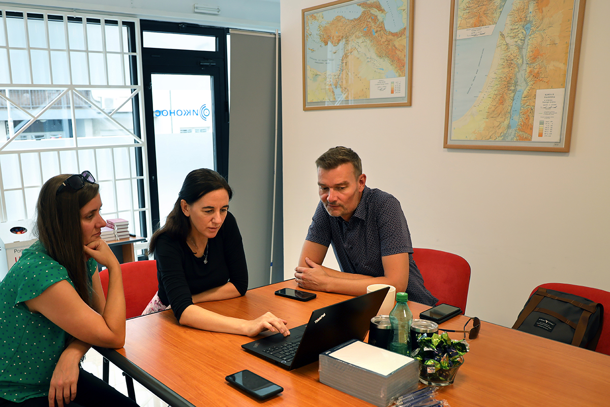 Biljana talks about her vision for the future at the Ikonos office in Serbia.