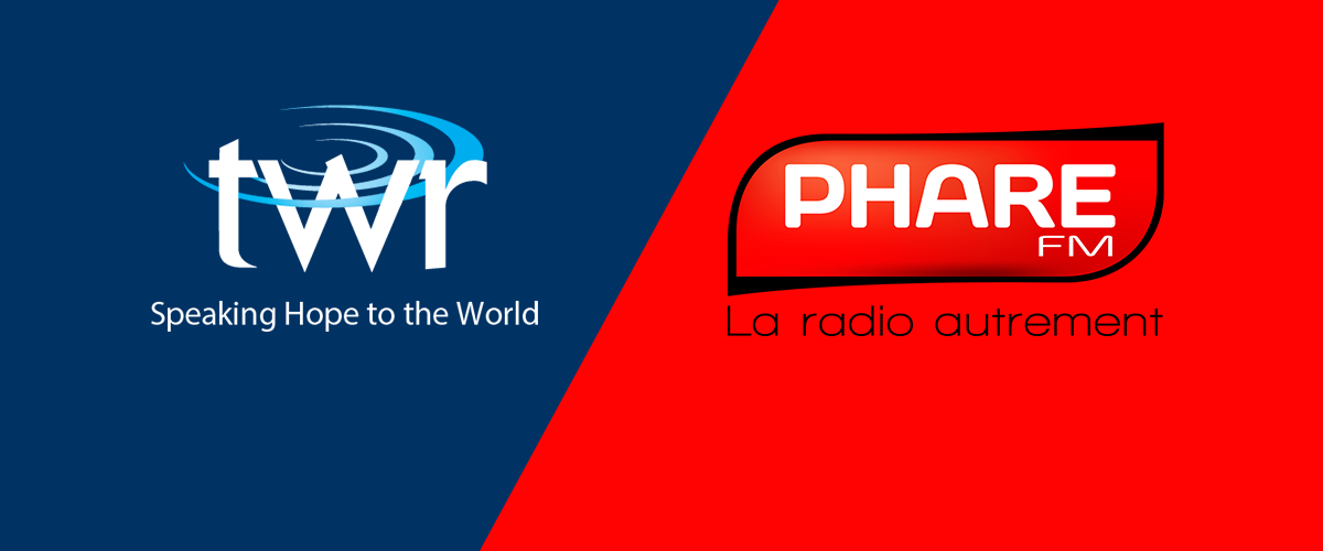TWR and PHARE FM Logos for article about new partnership