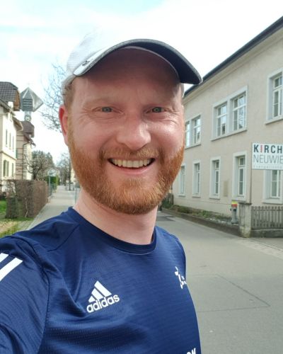 Fellow runner and Director of Human Resources for TWR Europe, Philipp Ruesch, joined the challenge from in Switzerland. [ Image courtesy of Philipp Ruesch ] 