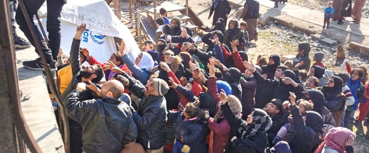 In earthquake-stricken areas of Syria, many people are homeless and lack basic needs. TWR strives to bring hope to the hopeless. / Photo: TWR