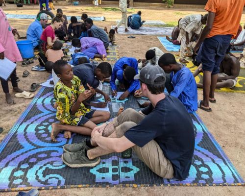Jacob spends time working alongside TWR staff fostering local programs in West Africa