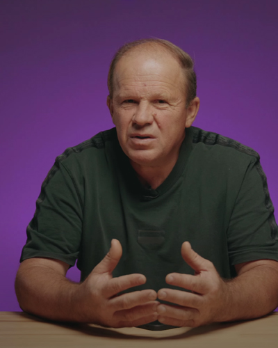 Alexander Chmut in his latest episode of Monday with Chmut. Photo courtesy of TWR Ukraine.