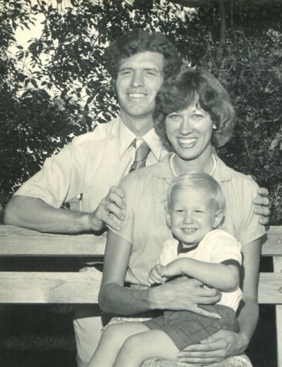 Gary, Winnie and son, David
